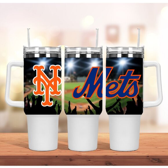 Hand Crafted Other - NEW 40OZ NY Mets tumbler Stainless 40 oz cup